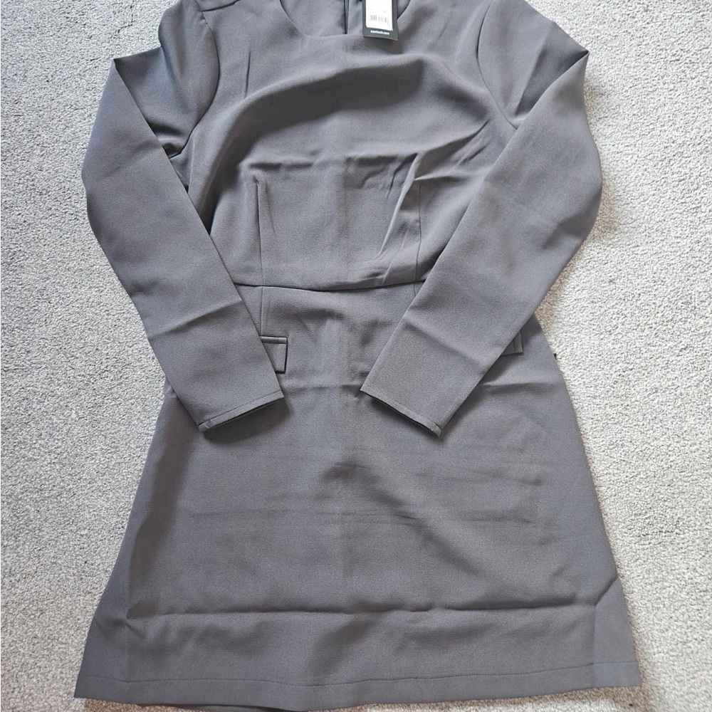 Elegant Gray Women's Dress
